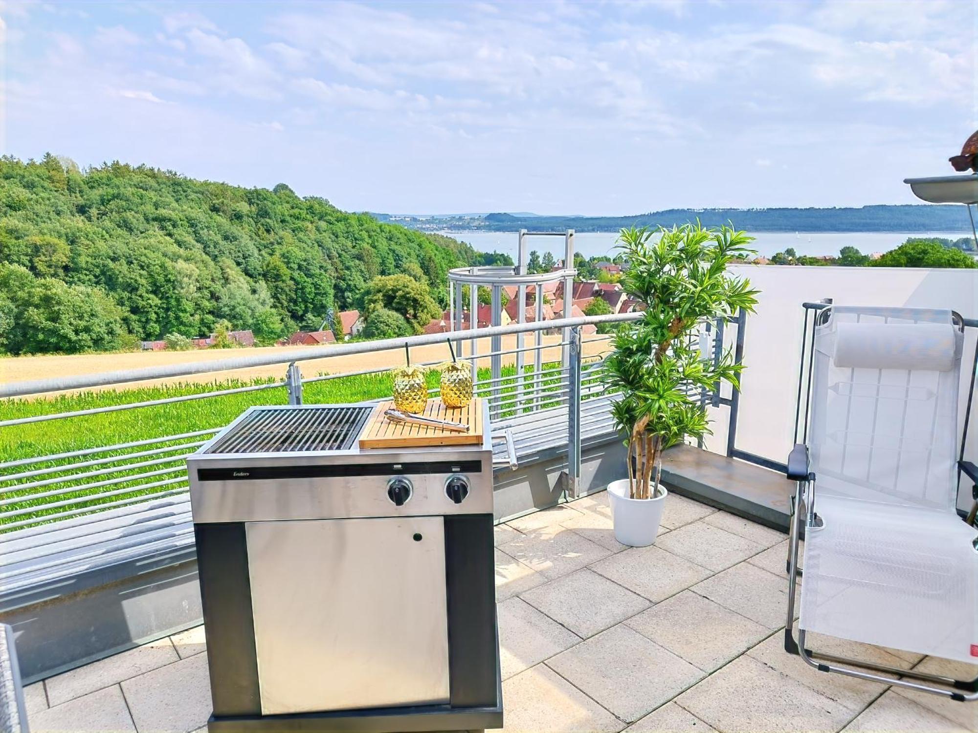 Seeblickapartment Fuer Bis Zu 12, Nuernberg & Schwabach In 30-35 Minuten Zu Erreichen, Sauna, Arbeitsplatz, Dachterrasse & Grill Spalt Exteriér fotografie