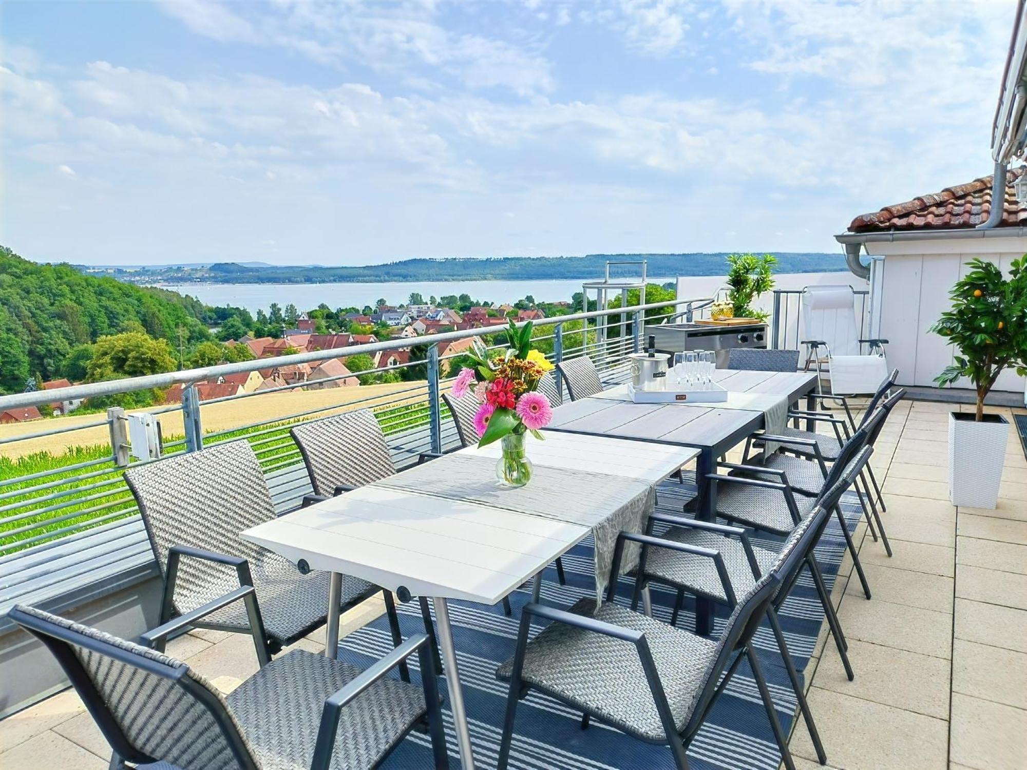 Seeblickapartment Fuer Bis Zu 12, Nuernberg & Schwabach In 30-35 Minuten Zu Erreichen, Sauna, Arbeitsplatz, Dachterrasse & Grill Spalt Exteriér fotografie