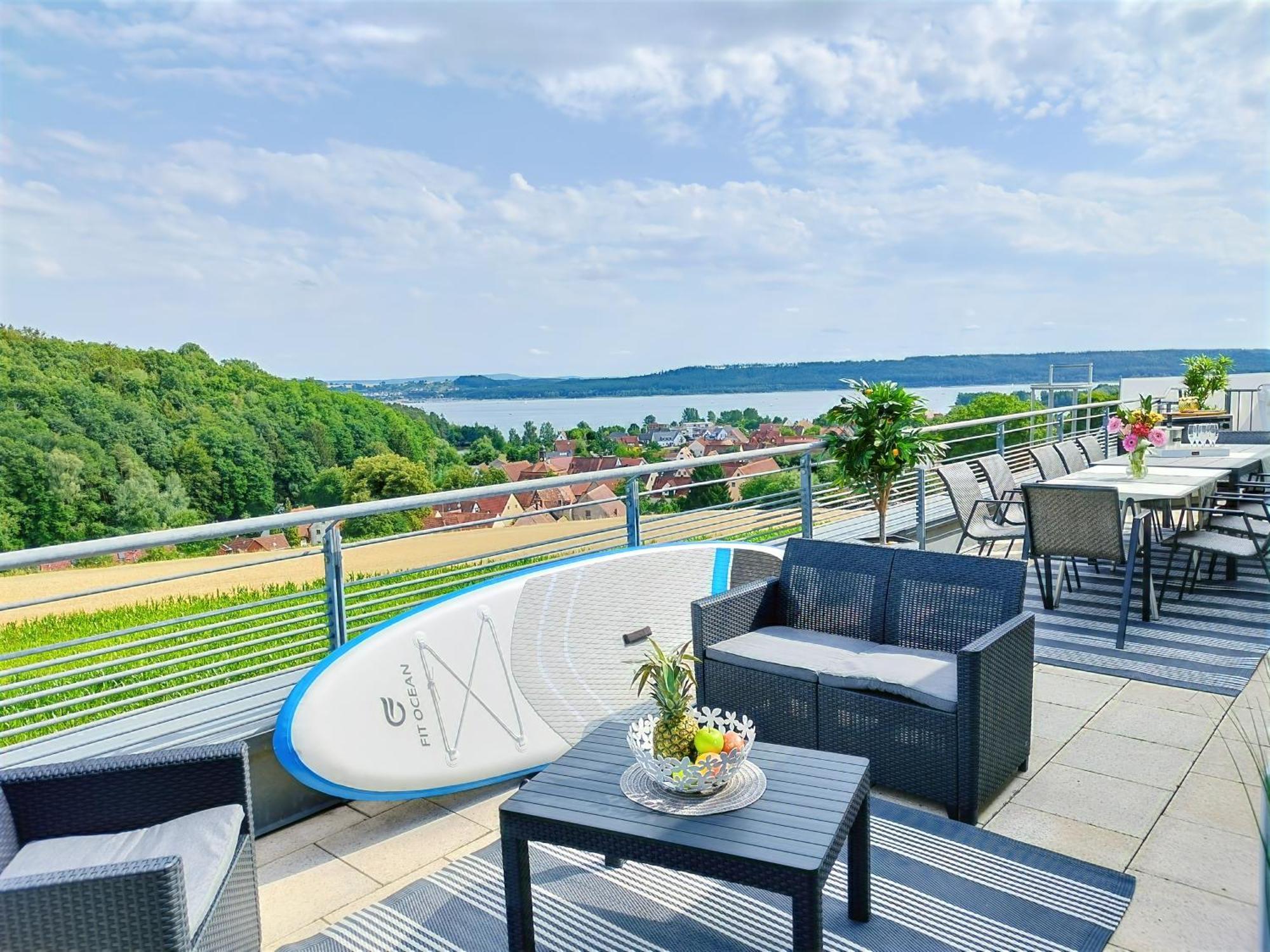Seeblickapartment Fuer Bis Zu 12, Nuernberg & Schwabach In 30-35 Minuten Zu Erreichen, Sauna, Arbeitsplatz, Dachterrasse & Grill Spalt Exteriér fotografie